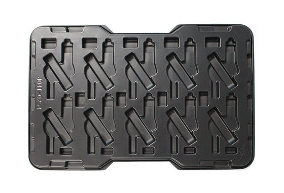 Thermoformed Parts Antistatic ESD Blister Tray Black Plastic