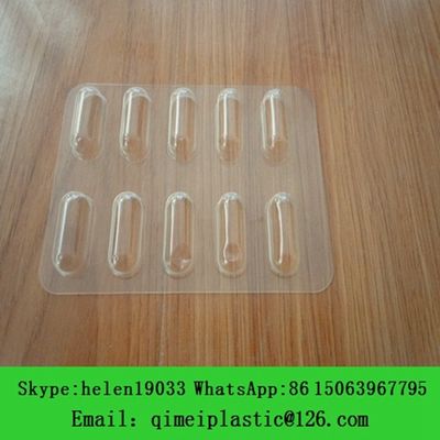 Disposable Blister Medicine Vial Packing Tray Customizable for Customer Requirements