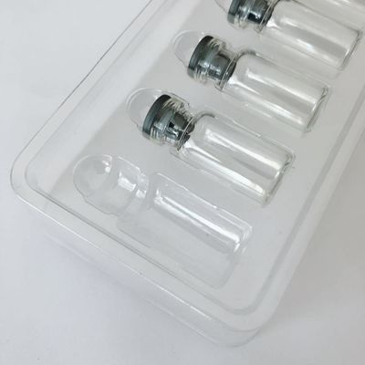 OEM/ODM Medical Plastic Packaging Insert Tray for 2ml Vial 0.5mm Thickness