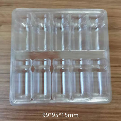 Professional PVC Vial Plastic Packing Tray Box for INFUSION Packaging